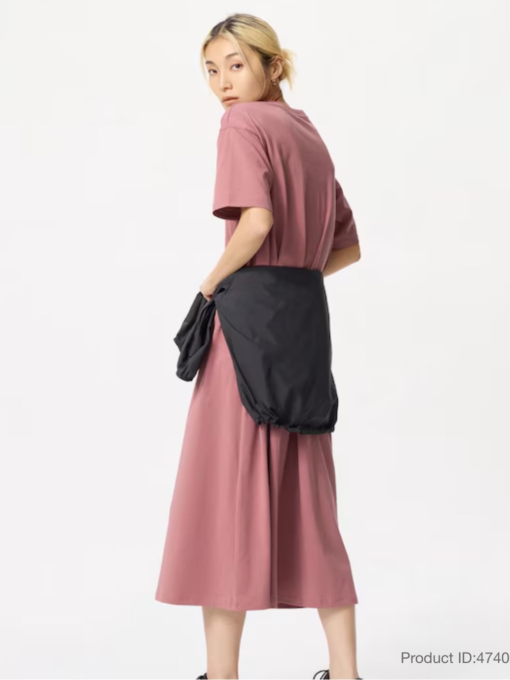 Uniqlo Rose Mauve Maxi Dress